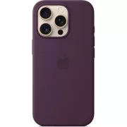 iPhone 16 Pro Silicone Case with MS - Plum