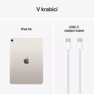 Apple iPad Air 11"/(M3) Wi-Fi + Cellular/10,86"/2360x1640/8GB/256GB/iPadOS18/Starlight Apple iPad Air 11"/(M3) Wi-Fi + Cellular/10,86"/2360x1640/8GB/256GB/iPadOS18/Starlight