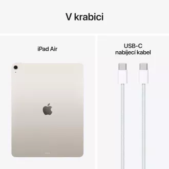 Apple iPad Air 13"/(M3) Wi-Fi/12,9"/2732x2048/8GB/128GB/iPadOS18/Starlight Apple iPad Air 13"/(M3) Wi-Fi/12,9"/2732x2048/8GB/128GB/iPadOS18/Starlight