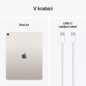 Apple iPad Air 13"/(M3) Wi-Fi + Cellular/12,9"/2732x2048/8GB/256GB/iPadOS18/Starlight