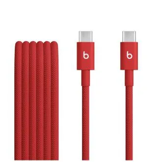 Beats USB-C / USB-C Woven Cable (1.5m) - Rapid Red Beats USB-C / USB-C Woven Cable (1.5m) - Rapid Red