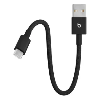 Beats USB-A / USB-C Woven Cable (20cm) - Bolt Black