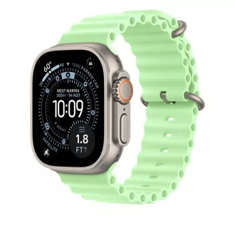 Watch Acc/49/Neon Green Ocean Band - N.Titan