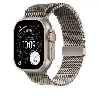 Watch Acc/49/Natural Titanium Milanese Loop - L