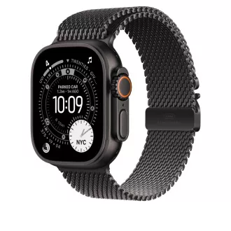Watch Acc/49/Black Titanium Milanese Loop - L