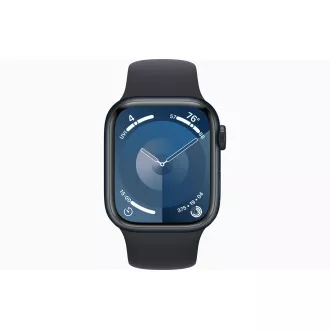 Apple Watch S9/41mm/Midnight/Šport Band/Midnight/-M/L