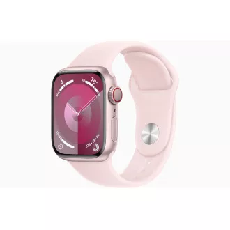 Apple Watch S9 Cell/41mm/Pink/Šport Band/Light Pink/-M/L