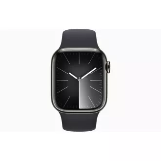Apple Watch S9 Cell/41mm/Graphite/Šport Band/Midnight/-S/M
