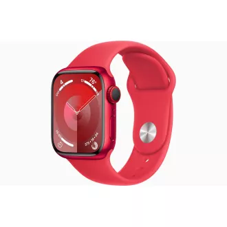 Apple Watch S9 Cell/41mm/PRODUCT RED/Šport Band/PRODUCT RED/-M/L