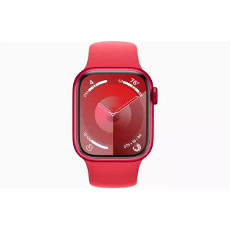 Apple Watch S9 Cell/45mm/PRODUCT RED/Šport Band/PRODUCT RED/-S/M