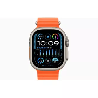 Apple Watch Ultra 2/49mm/Titan/Šport Band/Orange Ocean
