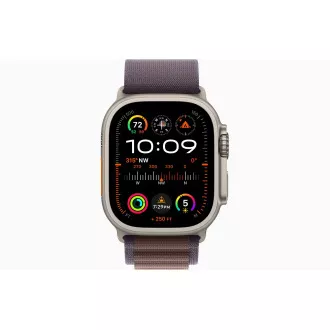 Apple Watch Ultra 2/49mm/Titan/Šport Band/Indigo Alpine/Small