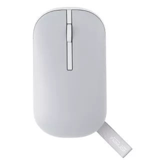 ASUS Marshmallow MD100 Lite/Cestovná/Optická/1 600 DPI/USB+BT/Sivá