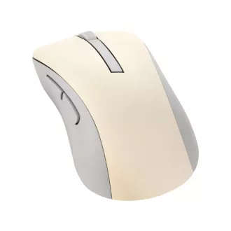 ASUS Wireless Mouse MD102/Kancelárska/Optická/Pre pravákov/1 600 DPI/USB+BT/Béžová