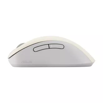 ASUS Wireless Mouse MD102/Kancelárska/Optická/Pre pravákov/1 600 DPI/USB+BT/Béžová