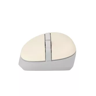 ASUS Wireless Mouse MD102/Kancelárska/Optická/Pre pravákov/1 600 DPI/USB+BT/Béžová