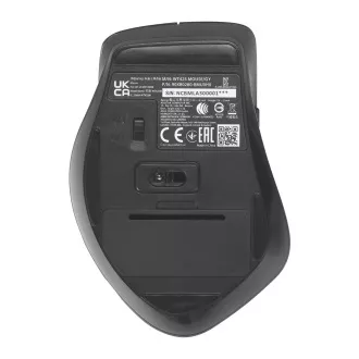 ASUS WT425/Ergonomická/Optická/Pre pravákov/1 600 DPI/Bezdrôtové USB/Šedá