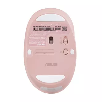 ASUS Fragrance Mouse MD101/Ergonomická/Optická/2 400 DPI/USB+BT/Ružová
