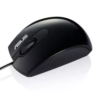ASUS DS-2521A/Kancelárska/Optická/Pre pravákov/1 000 DPI/Drôtová USB/Čierna