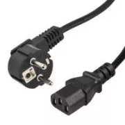 Kábel sieťový PC k AC adaptéru 3 žilový 230V - 1m