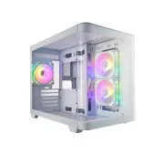 FSP S380-WA/Micro ATX/Transpar./Biela