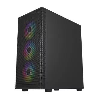 FSP M220/Midi Tower/Transpar./Čierna