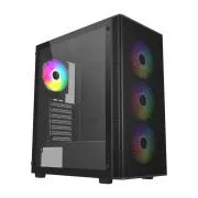 FSP M220/Midi Tower/Transpar./Čierna
