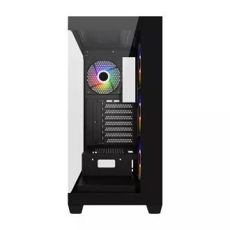 FSP M340-BA/Midi Tower/Transpar./Čierna