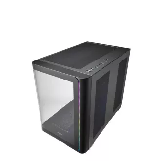 FSP M580-BA/Midi Tower/Transpar./Čierna