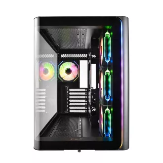 FSP M580-BA/Midi Tower/Transpar./Čierna