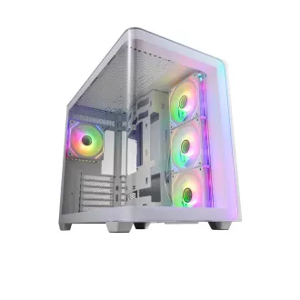 FSP M580-WA/Midi Tower/Transpar./Biela