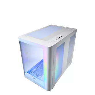 FSP M580-WA/Midi Tower/Transpar./Biela