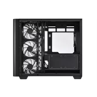 FSP M580-BP/Midi Tower/Transpar./Čierna