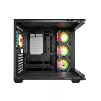 FSP M580-BP/Midi Tower/Transpar./Čierna