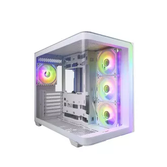 FSP M580-WP/Midi Tower/Transpar./Biela