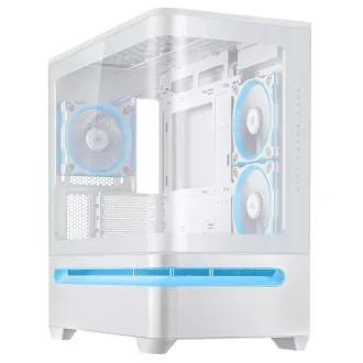 ASUS case PRIME AP202 TG ARGB FANS white - Rozbalené