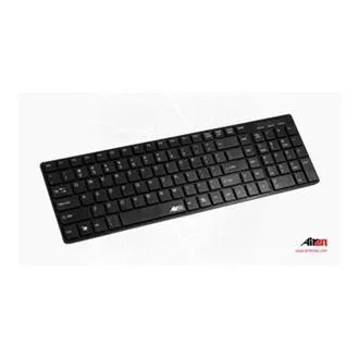 AIREN AiBoard Slim/Drôtová USB/CZ layout/Čierna