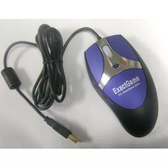 EXACTGAME EG-ExactGame9000/Herná/Laserová/Pre pravákov/2 000 DPI/Drôtová USB/Čierna-modrá EXACTGAME EG-ExactGame9000/Herná/Laserová/Pre pravákov/2 000 DPI/Drôtová USB/Čierna-modrá