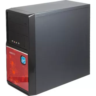 AMEI AM-C1002BR/Micro ATX/Čierna a červená AMEI AM-C1002BR/Micro ATX/Čierna a červená