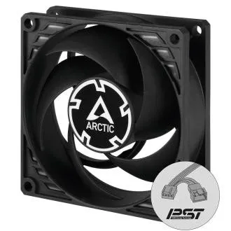 ARCTIC P8 PWM PST CO Case Fan - 80mm štandard PWM case fan with double ball bearing technology ARCTIC P8 PWM PST CO Case Fan - 80mm štandard PWM case fan with double ball bearing technology