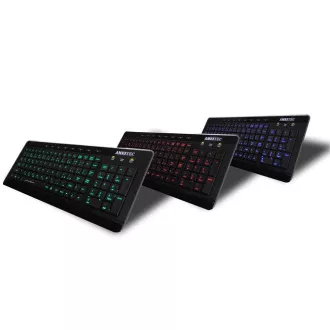 AMEI AM-K3001R/Drôtová USB/CZ layout/Čierna