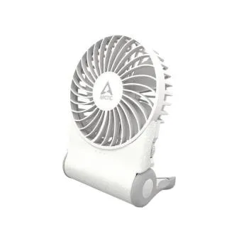 ARCTIC Summair 2Go (White) - Rechargeable Pocket Fan with Stand (74 hodín battery life and variab ARCTIC Summair 2Go (White) - Rechargeable Pocket Fan with Stand (74 hodín battery life and variab