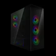 ARCTIC Xtender (Black) čierna window with GPU