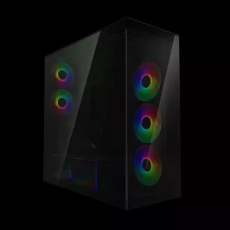 ARCTIC Xtender (Black) čierna window with GPU