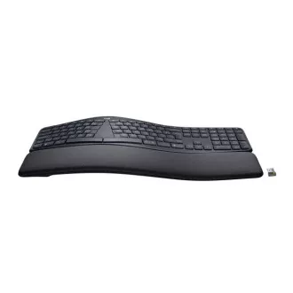 Logitech ERGO K860 for Business/Bezdrôtová USB + Bluetooth/US layout/Čierna