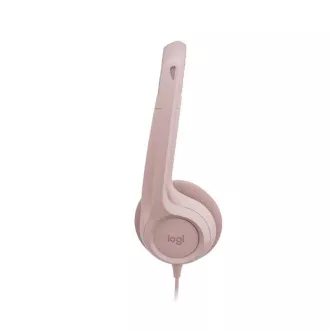 Náhl. sada Logitech Stereo USB Headset H390, ružová