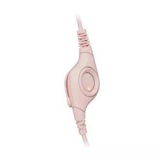 Náhl. sada Logitech Stereo USB Headset H390, ružová