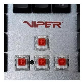 Patriot Viper 765 RGB/Drôtová USB/RU layout/Čierna-strieborná