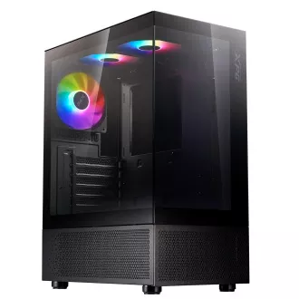 Adata XPG INVADER X MINI/Midi Tower/Transpar./Čierna