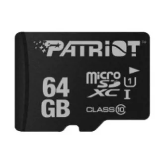 Patriot/micro SDHC/64 GB/80 MBps/UHS-I U1 / Class 10
